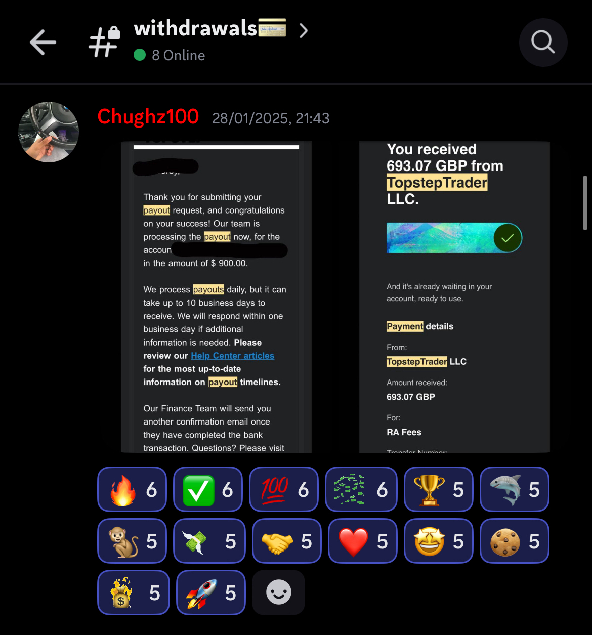 Chughz Payout 1