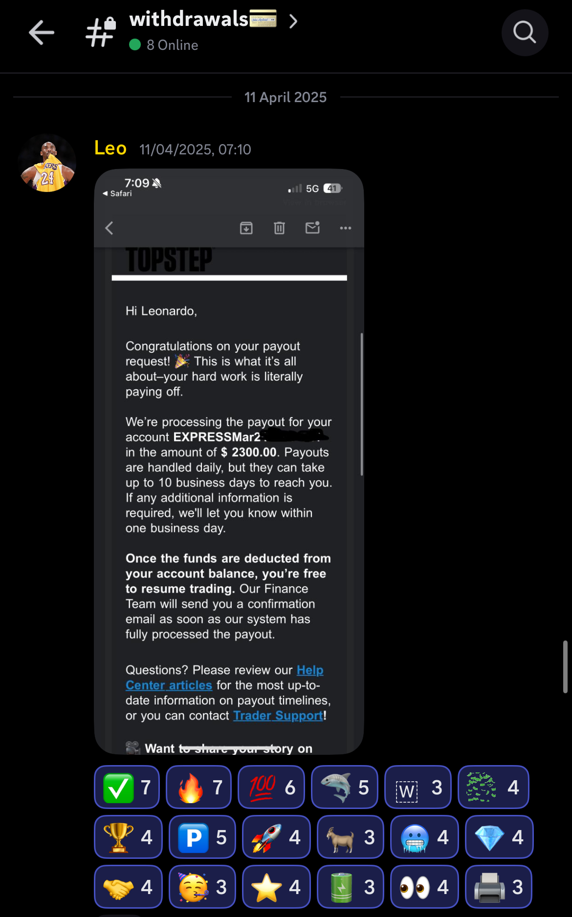 Leo Payout 4