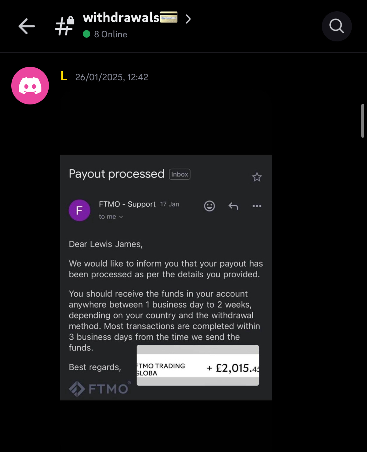 Lewis Payout 5