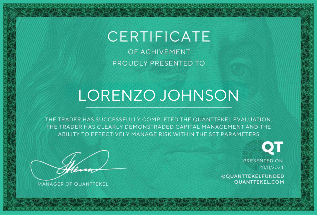 Lorenzo Certificate 5