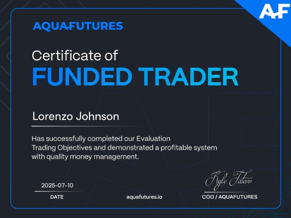 Lorenzo Certificate 6
