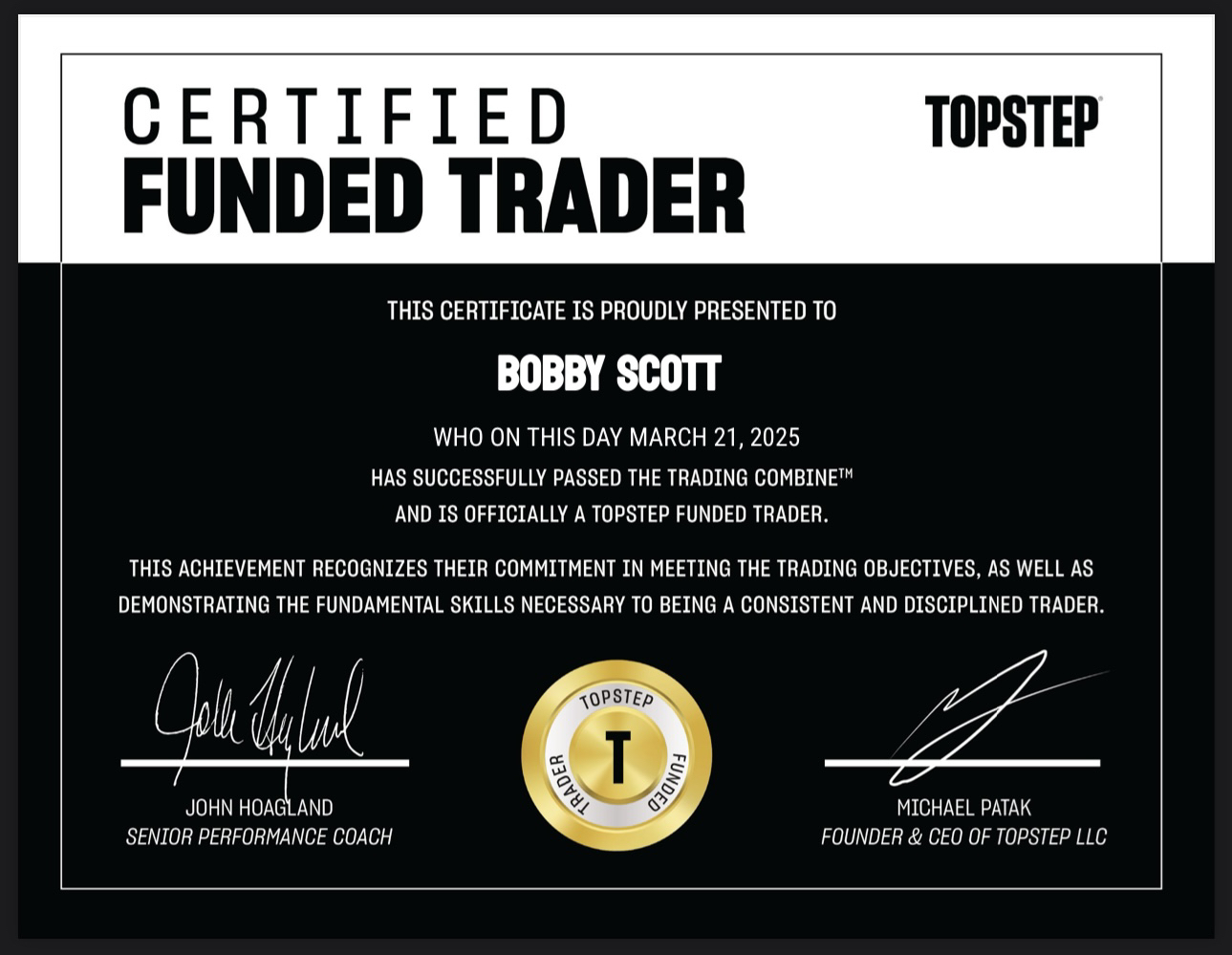 Member Certificate 18