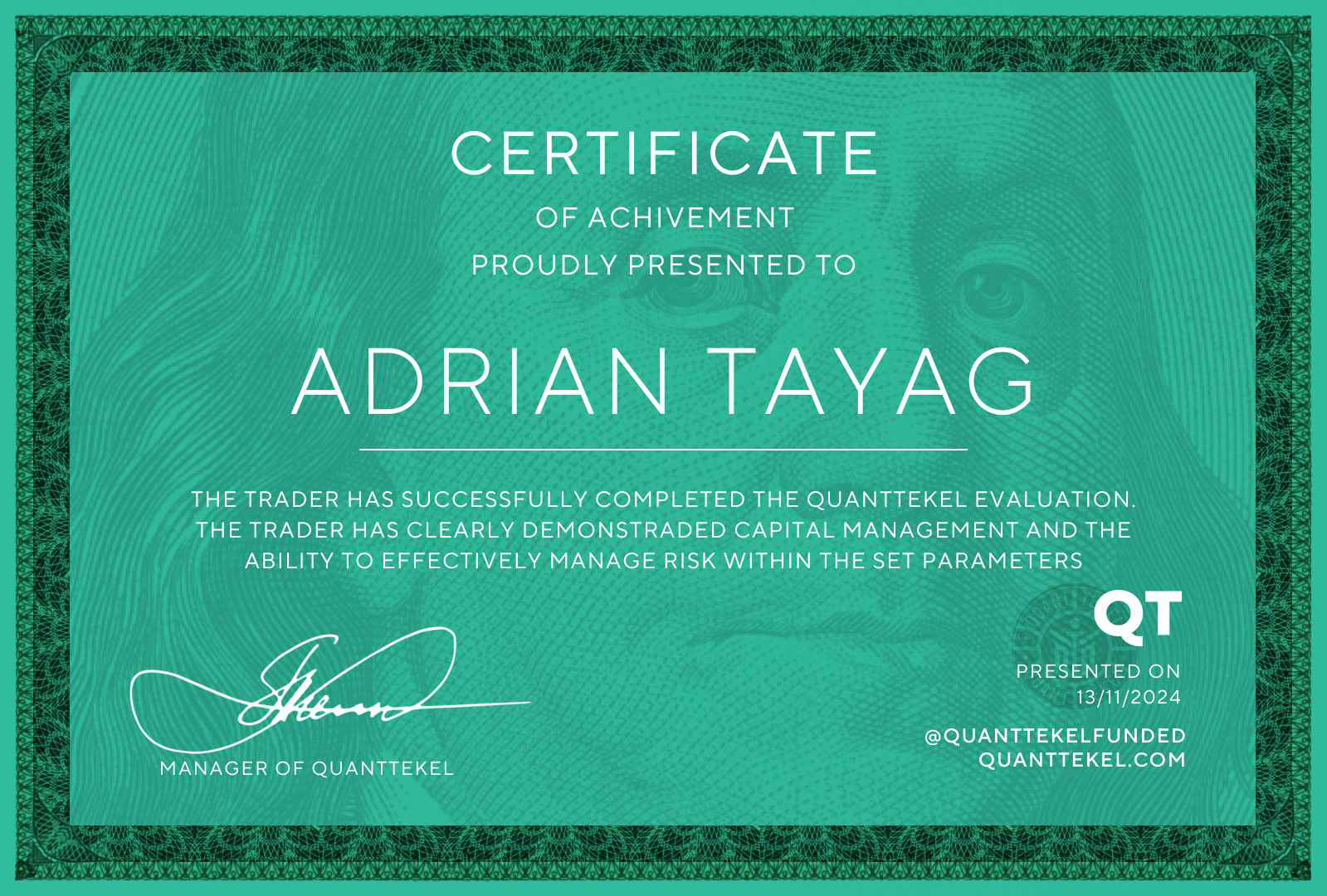 Member Certificate 3