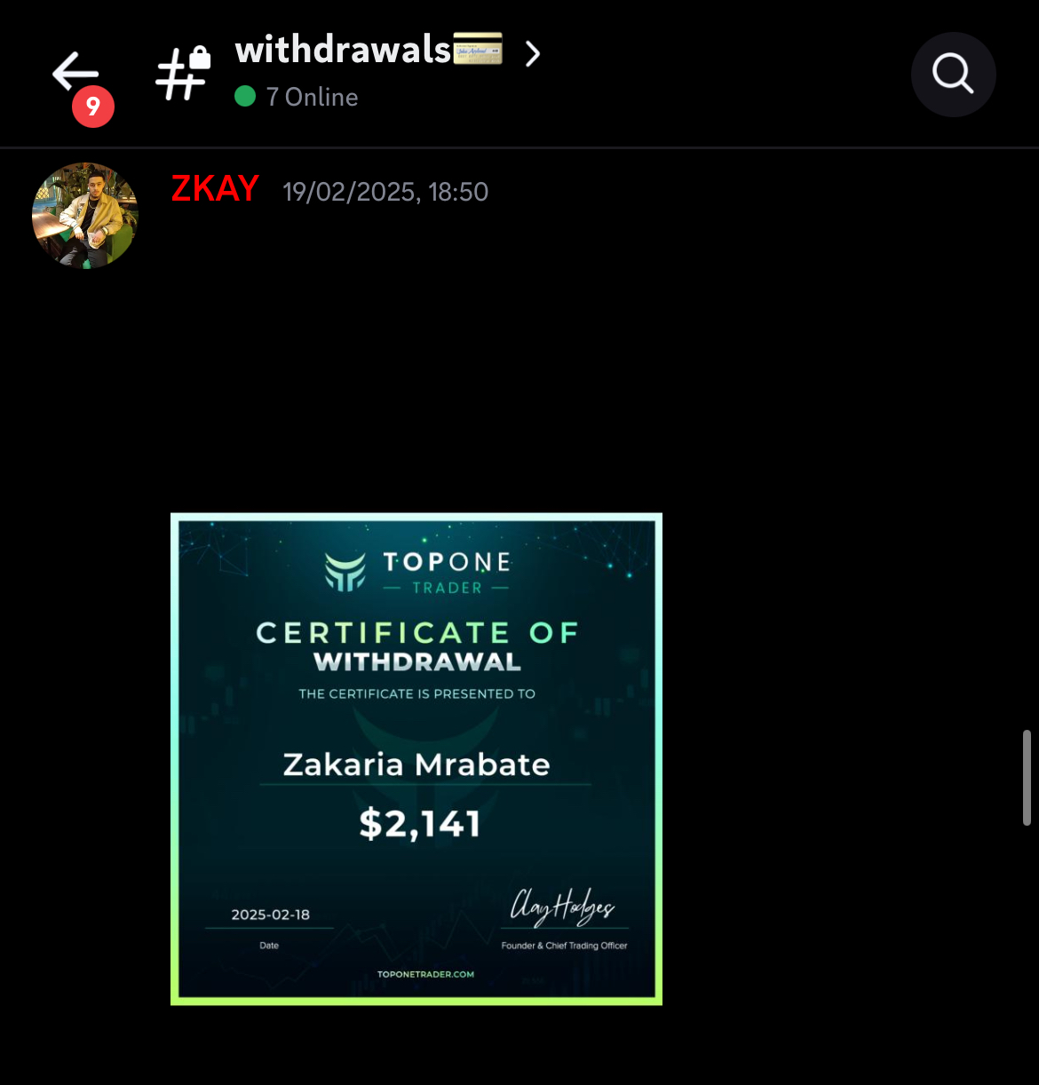 Member Payout 2