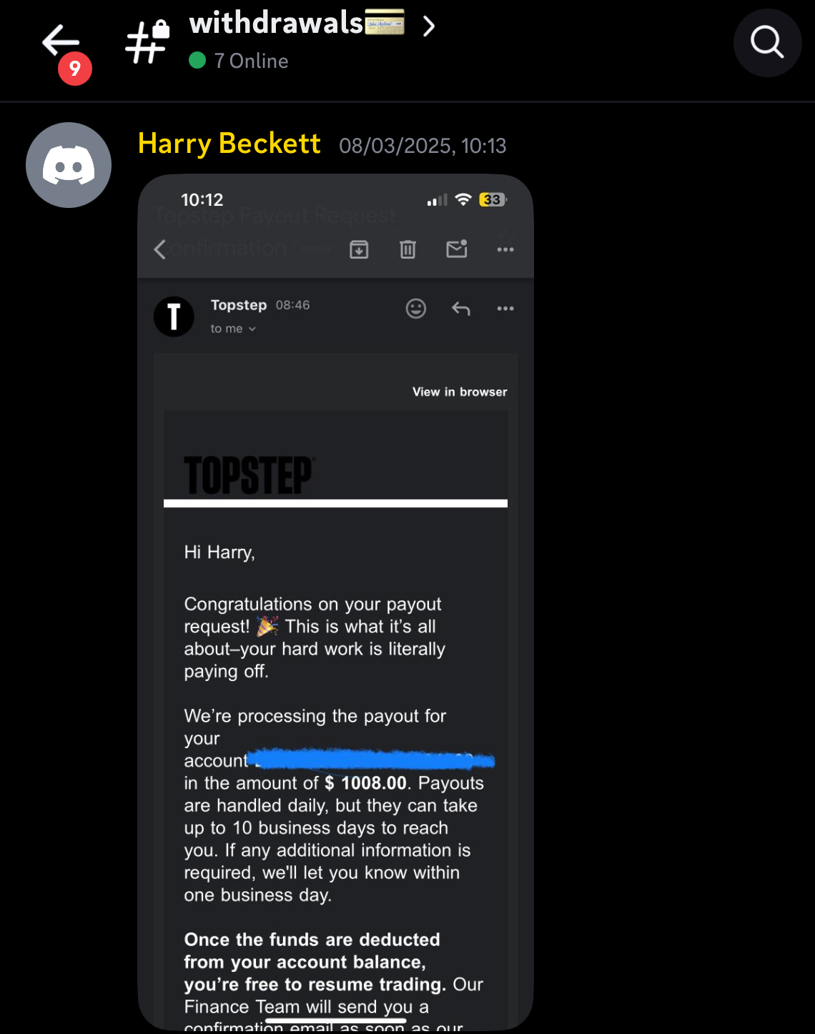 Member Payout 4